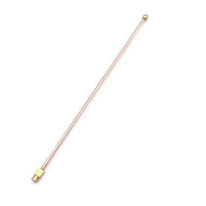 Jet Ventilator Malleable Tube, Adult 30cm Long, LuerF Lock x Safety Ball End (.25"), MRI 3.0T, Copper, 00-329-30