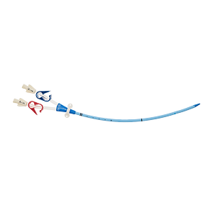 Arrowg+ard Blue Two-Lumen Hemodialysis Catheterization for High Volume Infusions HEMODIALYSIS KIT 2L: 14 FR X 20CM AGB, AK-25142-CDC