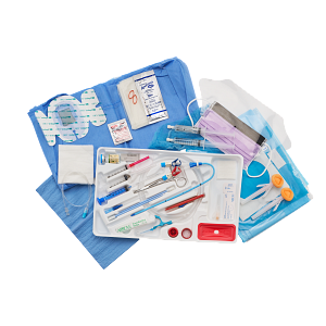 Arrowg+ard Blue Two-Lumen Hemodialysis Catheterization for High Volume Infusions AHDC AGB CURVED KIT: 2-L 14 FR X 15 CM, CDC-22142-CN1AC