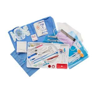 Arrowg+ard Blue Two-Lumen Hemodialysis Catheterization for High Volume Infusions AHDC AGB KIT: 2-L 14 FR X 15 CM, CDC-22142-XCN1A