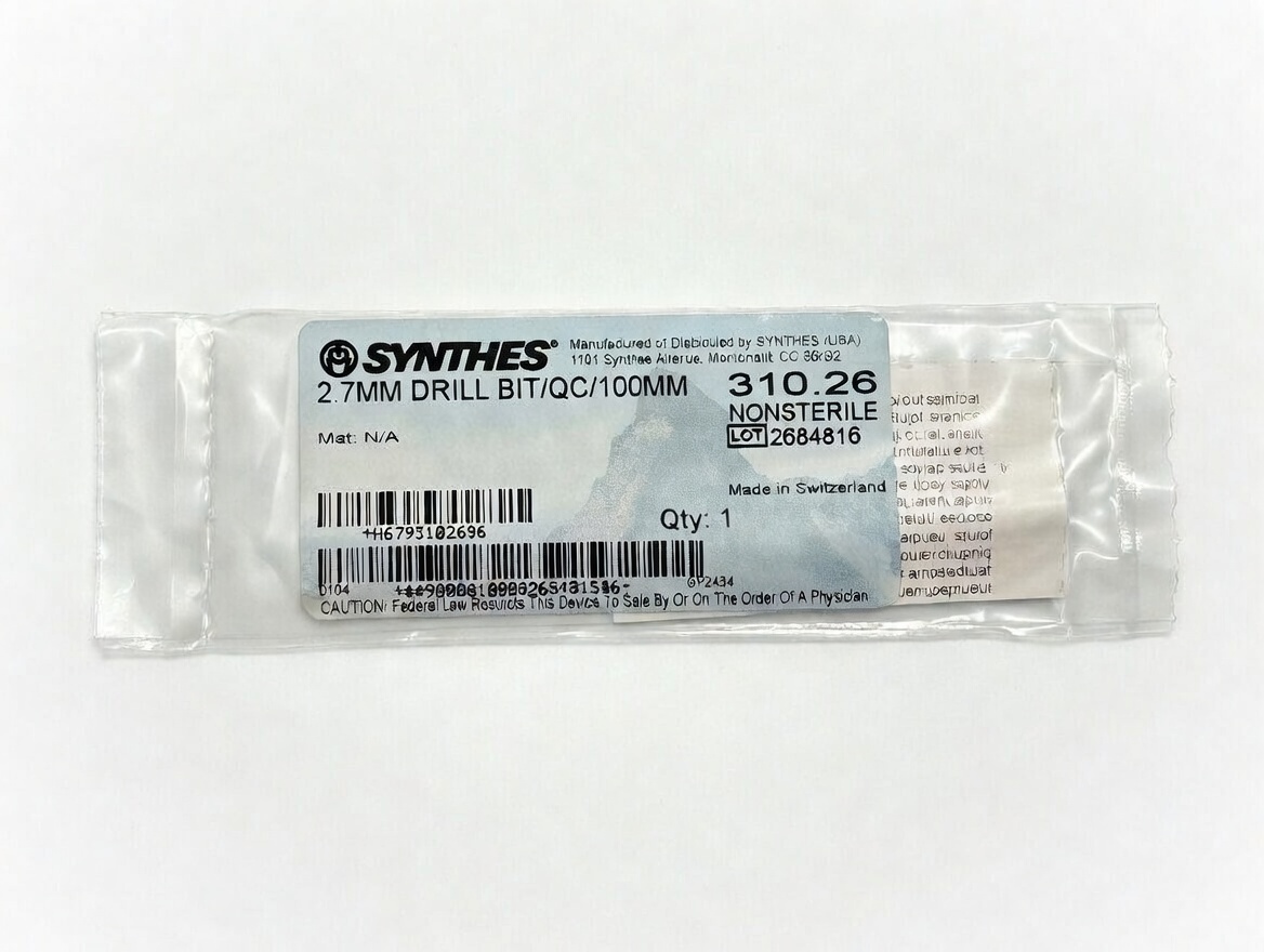 Quick Coupling Drill Bit, 2.7 x 100mm, 310.26