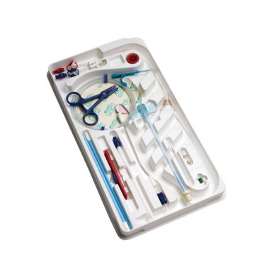 Arrow Cannon II Plus Retrograde Split Tip Chronic Hemodialysis Catheter Kit with Arrow Simplicity Color-Coded Micro-Introducer Set - 31 cm Catheter, CS-15362-SPM