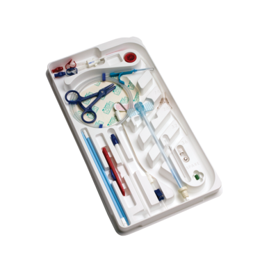 Arrow Cannon II Plus Retrograde Split Tip Chronic Hemodialysis Catheter Set - 19 cm Catheter, CSD-15242-SP