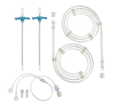 Dual Catheter* with 30 Perforations along the first 3" - 131151-601
