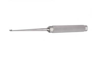 Cobb Curettes, Stainless Steel Handle 11" (28.0 cm) length, Straight #1, KM46425S