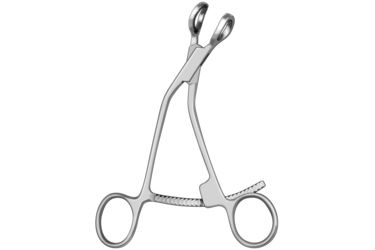 Bone Holding Forceps - Angled 5 7/8" (15.0 cm), KM47129