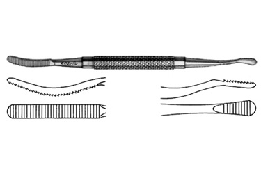Bone File #12CA 7 1/8" (18.0 cm), KM69545