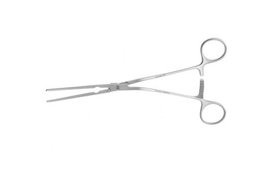 DeBakey Coarctation Clamps 8 5/8" (22.0 cm) Long, angled, 3" (7.5 cm) jaw, 353503