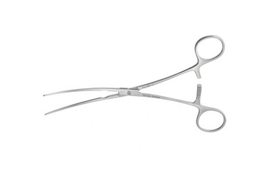 DeBakey Bainbridge Vascular Clamps 7 5/8" (19.5 cm) Curved, 6 cm jaws, 353567