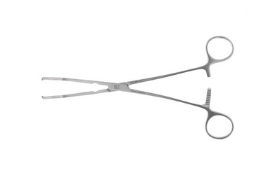 Cooley Partial-Occlusion Clamps 8 7/8" (22.5 cm) No. 2, (A) length 1-1/2" (4 cm), 356052