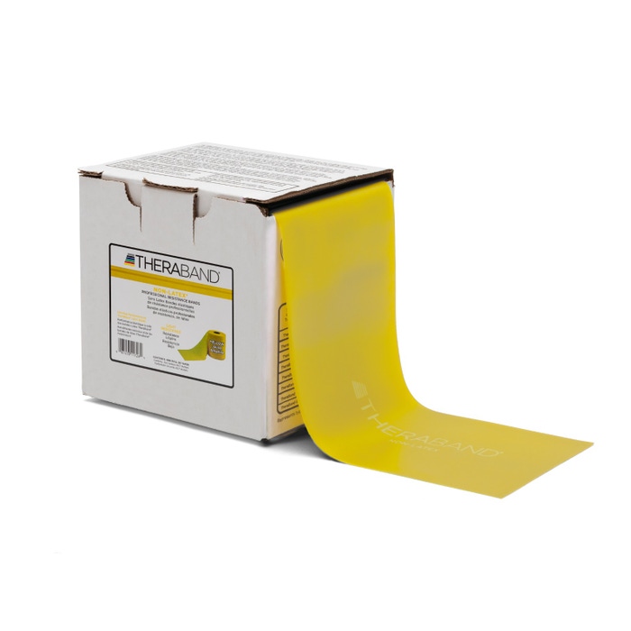 THERABAND Professional Non-Latex Resistance Bands Yellow Light 50yd