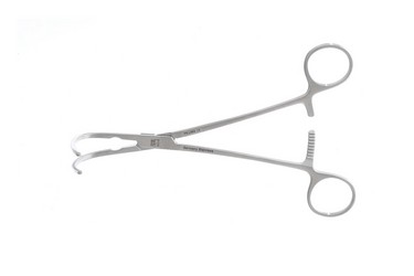 Glover Right Angle Curved Clamps 7 5/8" (19.5 cm) 1-7/8" (4.8 cm) jaw, 353835