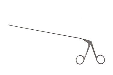 Feder-Ossoff Micro-Laryngeal Scissors 23 cm Blunt Angled Upwards Vertical action, 506808