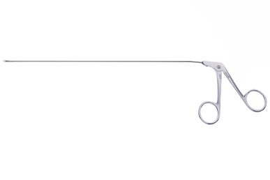 Feder-Ossoff Micro-Laryngeal Scissors 23 cm Sharp Curved Horizontal action, open left, 506814