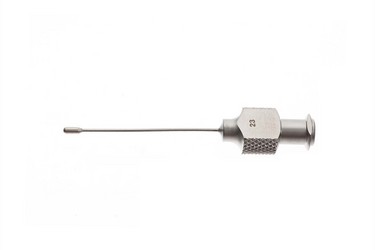 Heparin Cannula With Luer-Lok 2 1/8" (5.5 cm) 23 gauge tip injector, 351578