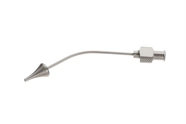Heparin Cannula With Luer-Lok 3 3/8" (8.5 cm) Samson Heparin Injector - Malleable, 351594