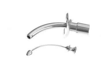Jackson Improved Tracheostomy Tubes With 15 mm Ventilation Hub - Short Length #4 8.0 mm O.D., 5.5 mm I.D., 518620