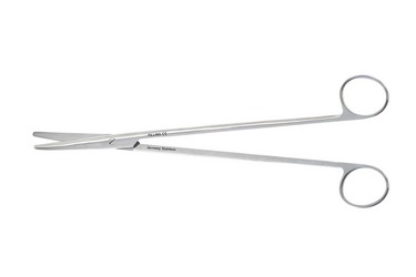 Metzenbaum Scissors 9" (23.0 cm) Curved Pilling Pattern, satin finish, 141469