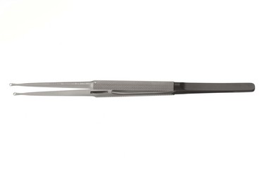 Micro Diama-Grip Ring Forceps 8 1/4" (21.0 cm) Small 1.2 mm ring tip., 357648DG
