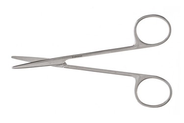 Metzenbaum Scissors 4 7/8" (12.5 cm) Straight Weck Pattern, bright finish., 460820
