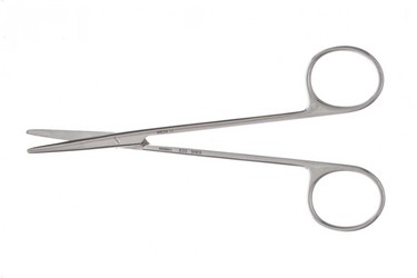 Metzenbaum Scissors 5 3/8" (13.5 cm) Curved Weck Pattern, bright finish, 460841