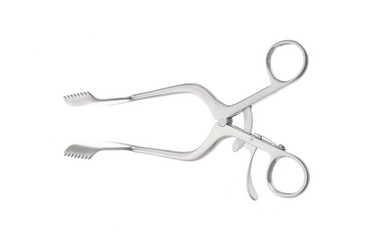 Meyerding Laminectomy Retractors 6 1/2" (16.5 cm) length Blades 57.0 mm deep x 25.0 mm wide, KM55430