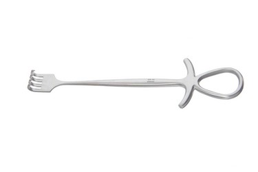 Murphy Rake Retractors 8 1/8" (20.5 cm) 20.0 mm (2.0 cm) Sharp, 4 prongs, 164444