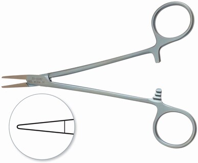 Microvascular Titanium Ring Handle Needle Holders 6 1/4" (16.0 cm), 359382