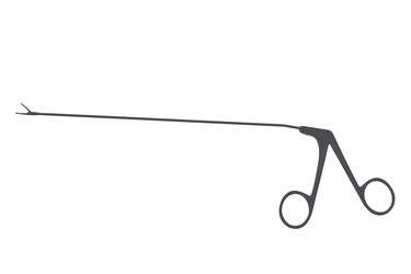 Ossoff-Karlan Grasping Forceps - Ebonized 21.0 cm Serrated Straight, 509203