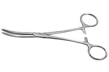 Rochester-Pean Pilling Forceps, Curved 7 1/4" (18.5 cm), 182455