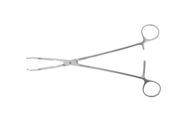 Satinsky Clamps 9 7/8" (25.0 cm) Small, 1-1/4" (3 cm) jaw, 354004