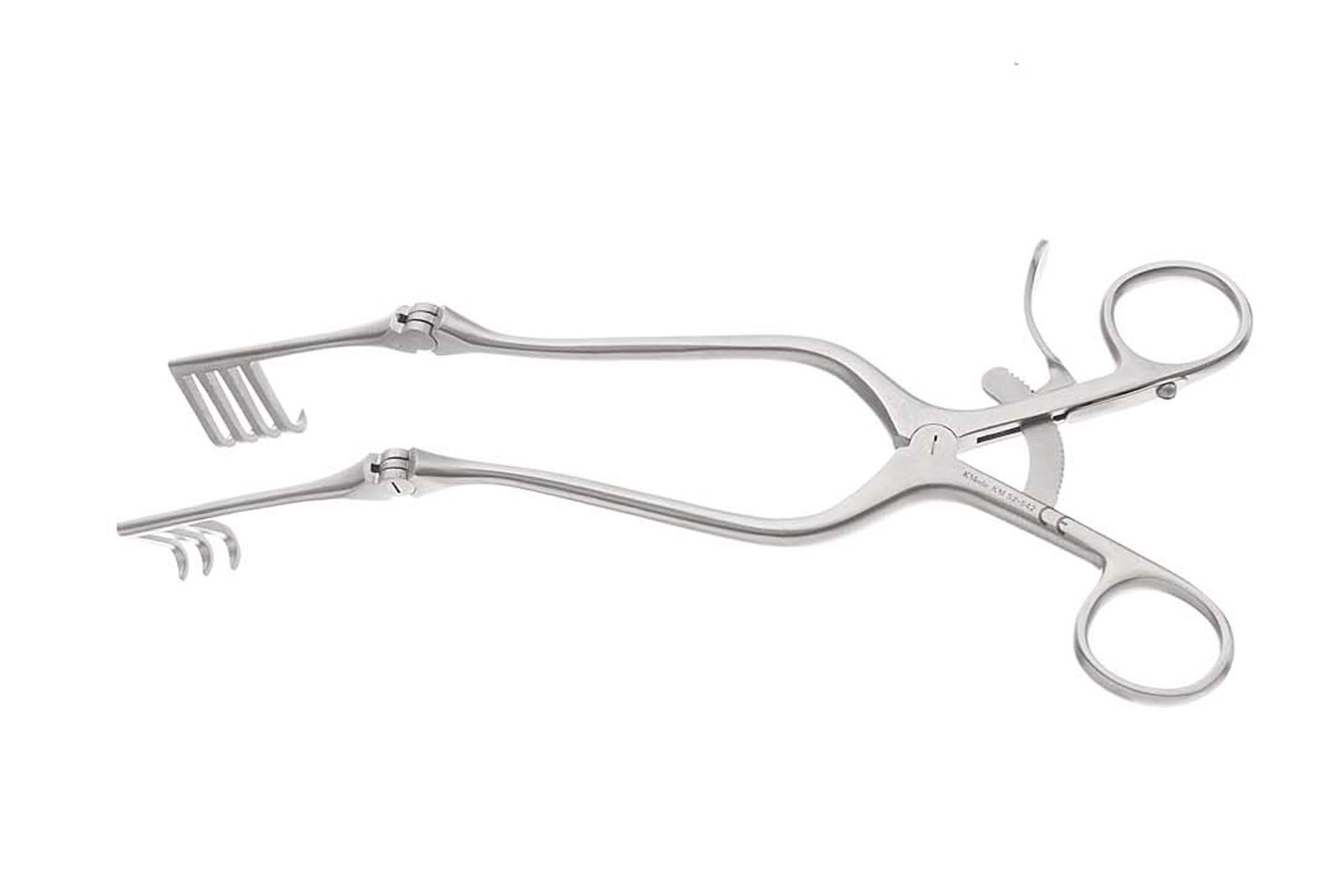 Scalp Contour Retractors 5 1/2" (14.0 cm) 3 x 4 sharp prongs, KM52548