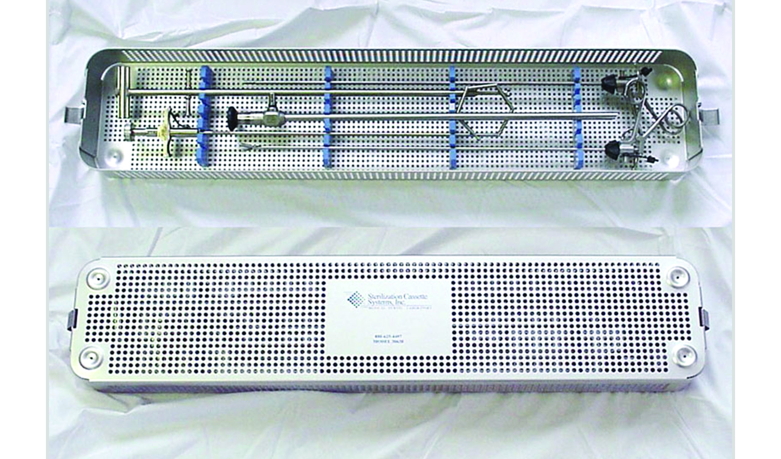 Scope Cases 30 7/8" (78.5 cm) For up to 5 scopes/instruments, with brackets, int. size: 5 7/8" x 29 7/8" x 2 1/2", P37319
