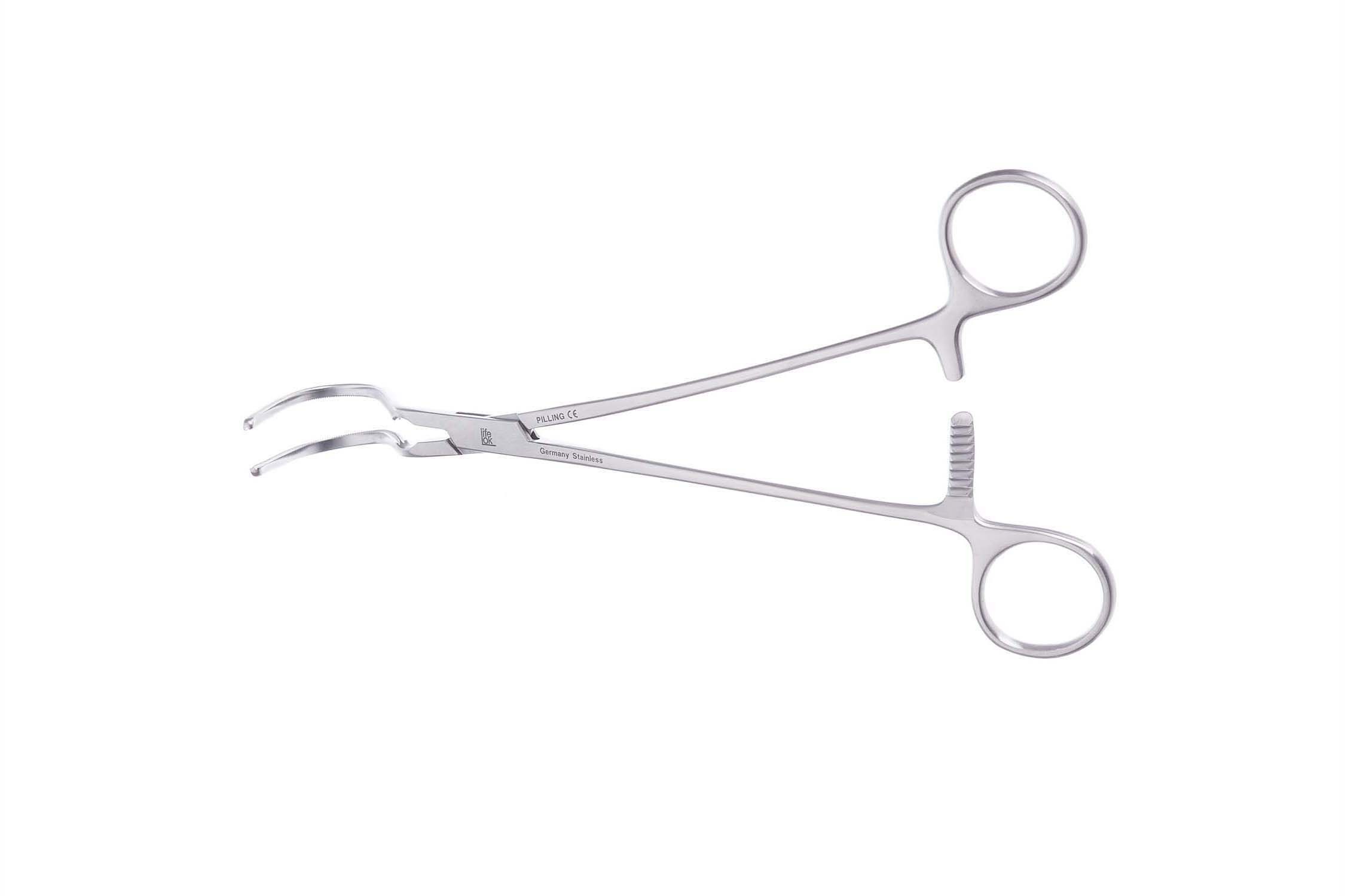 Wylie "J" Aortic Clamps 9 1/4" (23.5 cm), 353656
