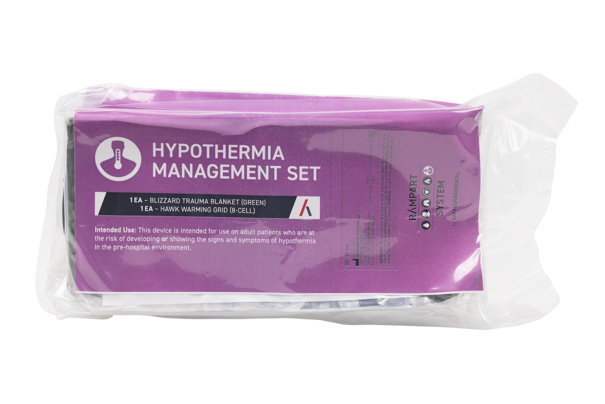 Hypothermia Management Set - Blanket (GR) & Grid (8 Cell), 59-100