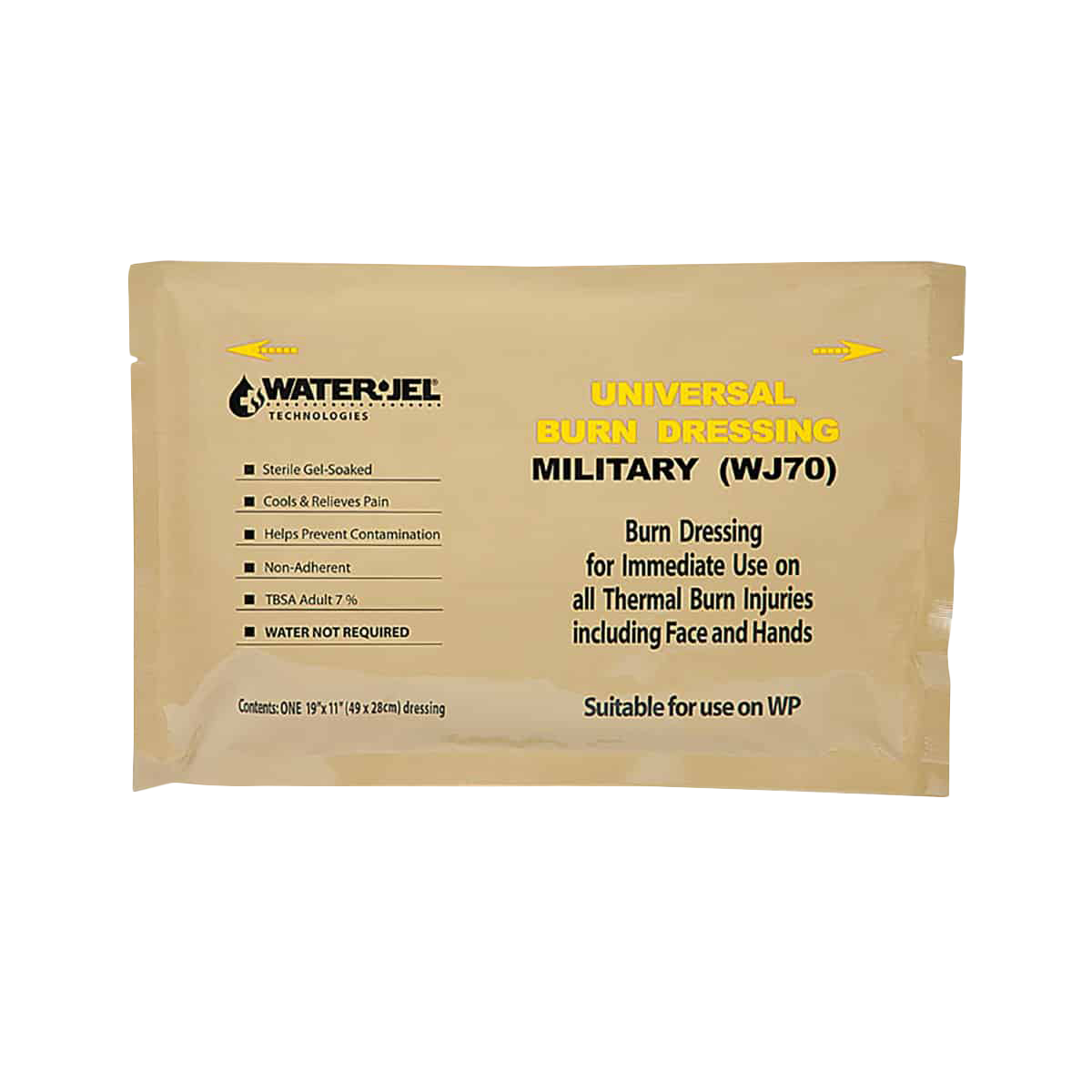 Military Universal Burn Dressing, HA (20 dressings/case), WJ70HA.00.000