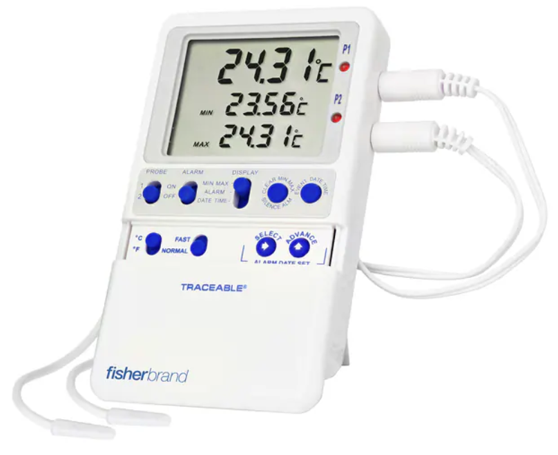 Fisherbrand Traceable Hi-Accuracy Refrigerator Thermometer 2 Regular Probes
, 15078177