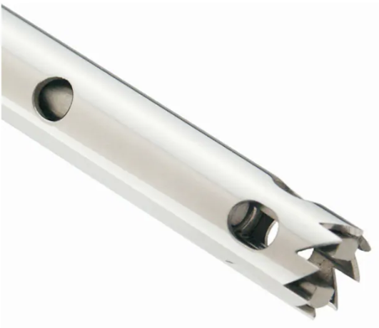 Fisherbrand 150 and 850 Hand Held Homogenizer Accessory, Stainless Steel Probes Sawtooth, wide window, 0.25 to 30 mL, 7 mm, Course, 15340175
