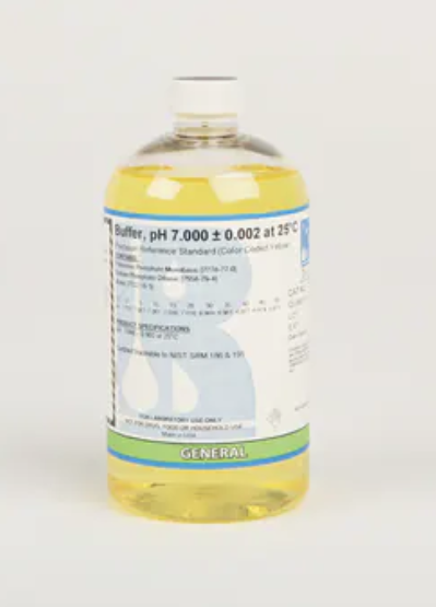 Buffer, Precision Reference Standard, pH 7.000 ± 0.002 at 25°C (Color Coded Yellow), Ricca Chemical 500 mL 

, 155216