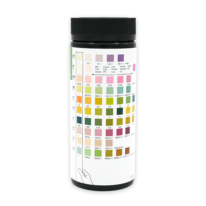 Rapid Response Urinalysis Reagent Test Strips, 10 Parameters, 100/bx