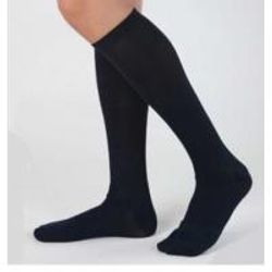 Carolon Company Vascular Hosiery 15-20 mmHg, Knee Length, Regular Size C, Black