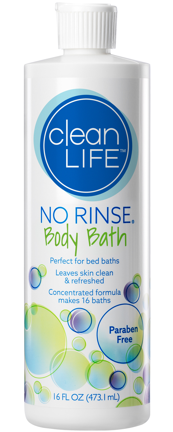 Cleanlife No Rinse Body Bath, 16 Oz, Each