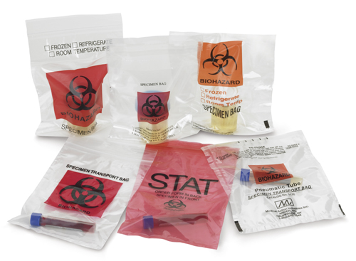 Amazon.com: Biohazard Specimen Bags Laboratory Sample Bag with Biohazard  Logo Printing Zip Lock Top Plastic Pouch Bags Printed Polyethylene  Transport Bags for Shipping Packaging Specimens 3 x 5 inch (Pack of 100) :