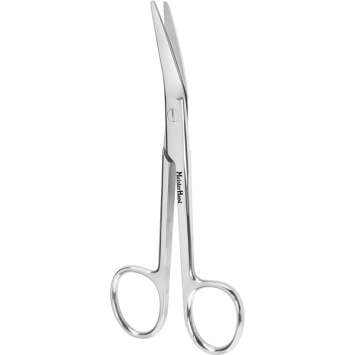 Meisterhand New'S Suture Scissors, 5-5/8" (143mm), Angled On Flat, MH9-98