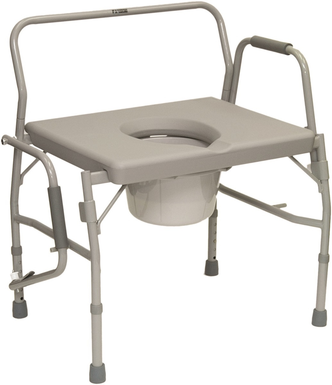 Roscoe ProBasics Bariatric DropArm Commode with 24” Platform Seat