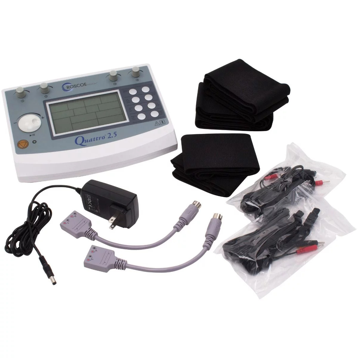 Roscoe Medical DQ8450 Quattro 2.5 Professional Electrotherapy