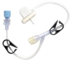 Deltec Port-A-Cath Gripper Needles with Y-Site, 22G x .75