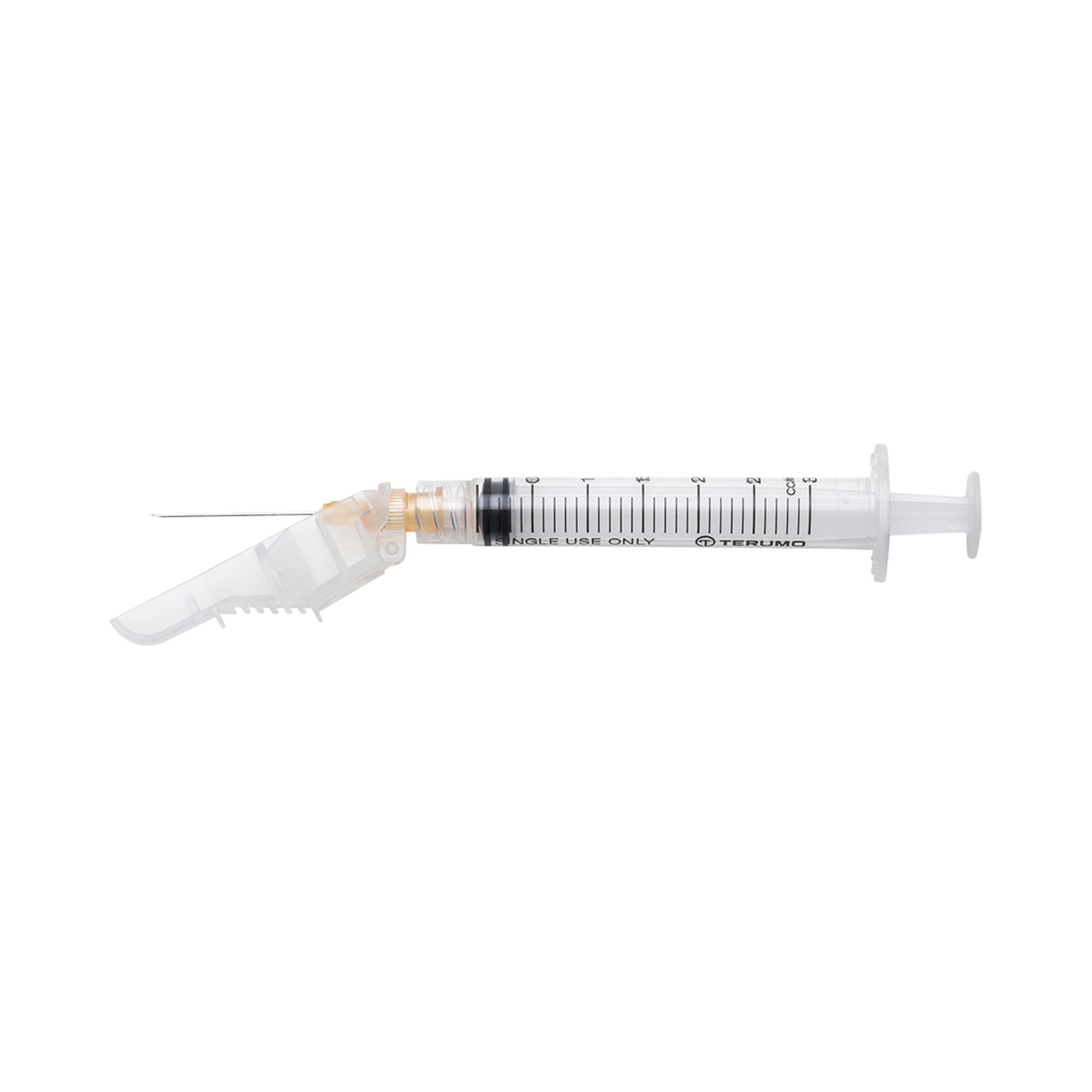 Syringe/Needle 3cc Luer Lock 25gx1" SurGuard 3 Safety