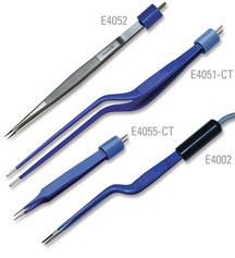 Bipolar ＆ Ti Aibou Valleylab Titanium Bayonet Forceps, Bipolar Footswitching
