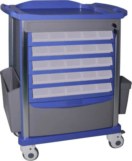 Lite ABS Medication Cart w/Accessories